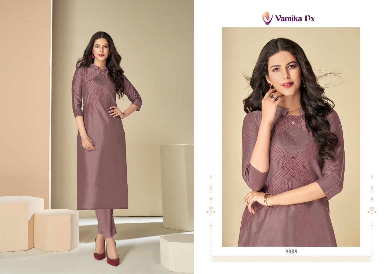 Vamika Nx Ashmi Fancy Party Wear Viscos Stylish Designer Kurti Collection